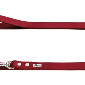 HUNTER Verstellbare Führleine Leder 16/200 rot Knallerangebot